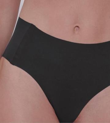 Zero Feel taille slip dames 2.0 - High waist - Hoge naadloze dames onderbroek - Katoenen kruisje - Schijnt niet door - Zwart - Huidskleur - Donkerblauw