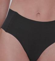 Zero Feel taille slip dames 2.0 - High waist - Hoge naadloze dames onderbroek - Katoenen kruisje - Schijnt niet door - Zwart - Huidskleur - Donkerblauw - thumbnail