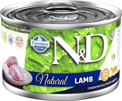 FARMINA N&D Cat Natural Lamb- natvoer voor katten - 140 g