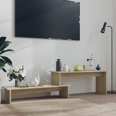 VidaXL Tv-meubel 180x30x43 cm bewerkt hout sonoma eikenkleurig VidaXL Tv-meubel 180x30x43 cm bewerkt hout sonoma eikenkleurig