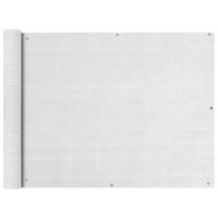 VidaXL Balkonscherm hdpe 90x400 cm wit - thumbnail