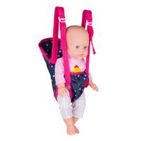 Poppen-Draagzak Blauw/Roze - thumbnail