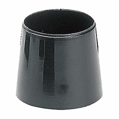 Micel CNT01 eindkap, zwart, polyethyleen, rond, Ø 28 x 32 mm (25 stuks)