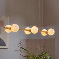 its about RoMi Hanglamp 'Carrara' 6-lamps, Marmerlook, kleur Wit - thumbnail