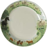 Wiebe's Farm Bord paard schaap Ø18cm 6st - thumbnail