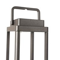 QAZQA Buiten tafellamp donkergrijs incl. LED oplaadbaar - Yara - thumbnail