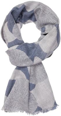 Profuomo Sjaal Grijs Met Print 100% Katoen Profuomo Sjaal Grijs Met Print 100% Katoen