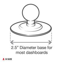 Ram RAM Flex Adhesive Ball Base 1 inch - thumbnail