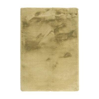 Karpi vloerkleed galaxy olijfgroen 60 x 90 cm | 2 stuks