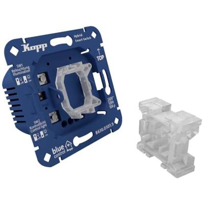 Kopp Blue Control Hybrid-SmartSwitch schakelaar 3-draads 16A, draadloos schakelen van verlichting