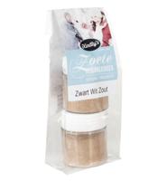 Kindly's Zwart wit potjes zout 25 gram 2 Stuks - thumbnail