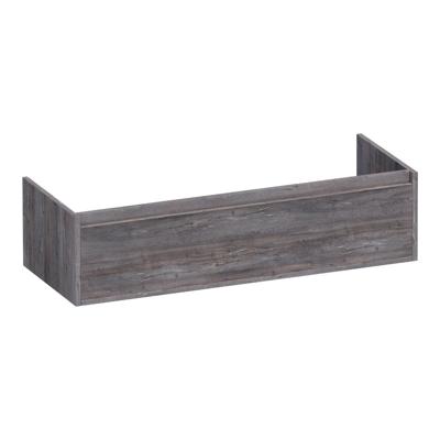 Brauer Hope - Onderkast - 120 cm - met 1 Softclose Lades Greeploos en 2 Sifon Uitsparingen Driftwood