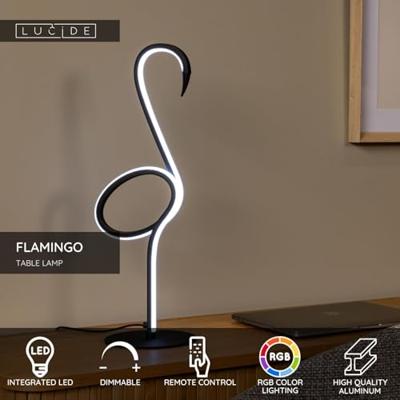 Lucide FLAMINGO - Tafellamp - LED Dimb. - RGB - Multicolor
