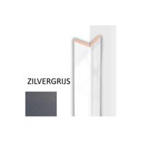 Kniklijst MDF Sanimex Zilvergrijs 260 cm x 22 mm x 22 mm Sanimex - thumbnail