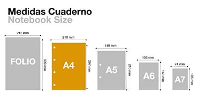 Miquelrius Notitieboek - leaves - a4 gelinieerd - 120 blz