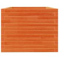 Plantenbak 90x60x45,5 cm massief grenenhout wasbruin - thumbnail