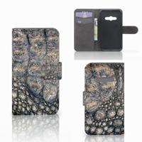 Samsung Galaxy Xcover 3 | Xcover 3 VE | Telefoonhoesje | Met pasjeshouder | Krokodillenprint - thumbnail