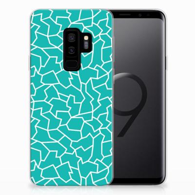 Samsung Galaxy S9 Plus | Hoesje maken | Cracks Blue Samsung Galaxy S9 Plus | Hoesje maken | Cracks Blue