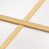 VidaXL Schuifdeur 90x205 cm mat esg-glas en aluminium goudkleurig - thumbnail