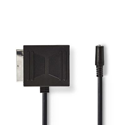 SCART-Adapter | SCART Male - SCART Female - SCART Female | 0,2 m | Zwart
