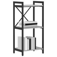 Boekenkast Grijs sonoma 40 x 30 x 83 cm Bewerkt hout - thumbnail