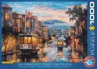 San Francisco Cable Car Heaven (1000 Stukjes) - Puzzel;Puzzel (0628136609579) - thumbnail