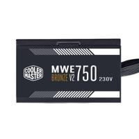 COOLER MASTER MWE Bronze 750W V2 - Voeding 750W - 230V (Certified 80 Plus Bronze 5 jaar garantie) Platte kabels zwart - thumbnail
