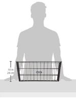 Basil zembla - fietsmand - achterop - zwart - thumbnail