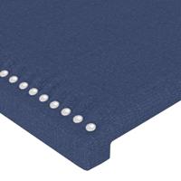 Boxspring met matras stof blauw 100x200 cm - thumbnail