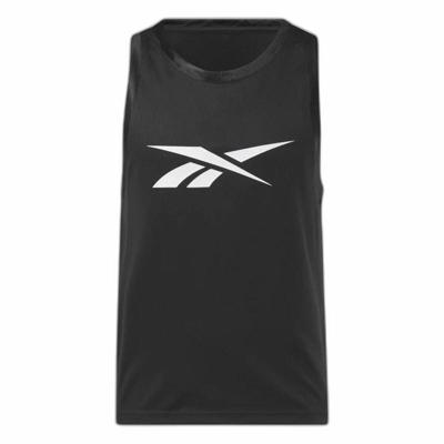 Basketbal T-shirt Reebok Zwart - Maat: M