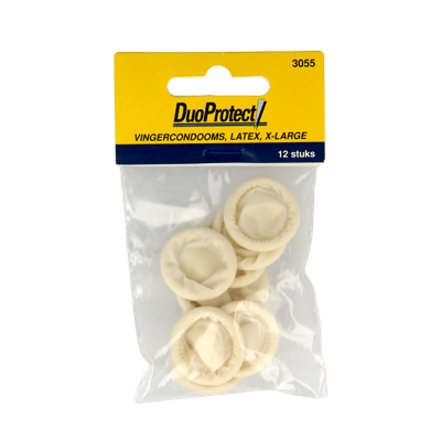 Vingercondoom maat XL 12 Stuks