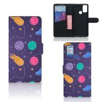 Alcatel 1S (2021) | Wallet Case | met Pasjes | Space - thumbnail