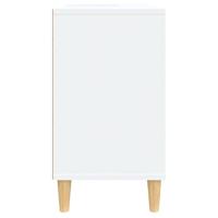 Wastafelkast 80x33x60 cm bewerkt hout wit - thumbnail