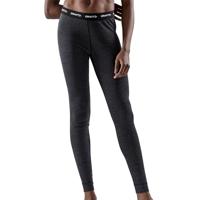 Craft Core Wool Merino Thermobroek Dames Black Melange XL - thumbnail