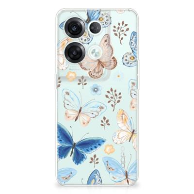TPU Hoesje voor OPPO Reno8 Pro Vlinder TPU Hoesje voor OPPO Reno8 Pro Vlinder