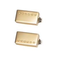 Gibson Custombucker Matched Set Double Black Gold Covers set van 2 humbucker elementen - thumbnail
