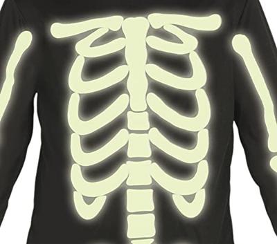 Glow in the dark skeletten pak kind