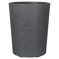 Deroma Millennium R Grijs Antraciet Plastic Gerecycled plastic Cirkelvormig Vaas - thumbnail