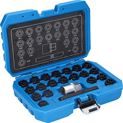 Brilliant Tools BT691390 Velgenslot-assortiment voor VW, 22-delig