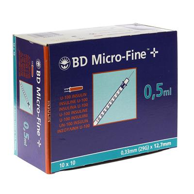 Microfine Ins.spuit 0,5ml 29g 12,7mm100 324824