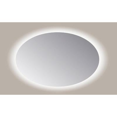 Spiegel Ovaal Sanicare Q-Mirrors 70x100 cm PP Geslepen LED Warm White Met Sensor Sanicare