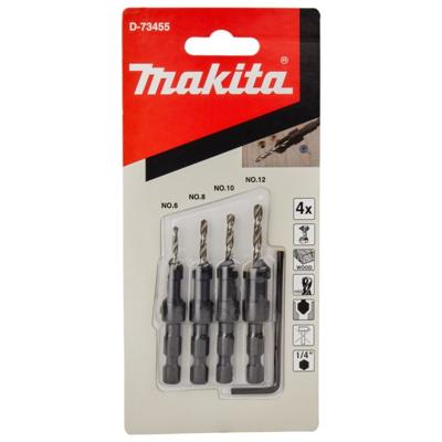 Makita Accessoires Verzinkboor Quad Driver-set - D-73455 - D-73455