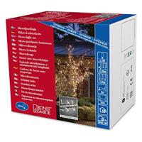 Konstsmide 2376-003 Micro-lichtketting Buiten werkt op het lichtnet Aantal lampen 160 Gloeilamp Helder Verlichte lengte: 7.95 m - thumbnail