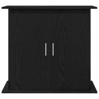 Aquariumstandaard 81x36x73 cm spaanplaat zwart eikenkleurig - thumbnail