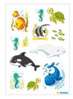 Etiket HERMA 15733 walvissen en zeedieren - thumbnail