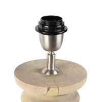 QAZQA Landelijke tafellamp zonder kap naturel hout - Catnip - thumbnail