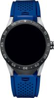 Horlogeband Smartwatch Tag Heuer SAR8A80-3 / FT6058 / 1FT6118 Rubber Blauw 22mm - thumbnail