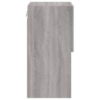 Tv-meubel met LED-verlichting 30,5x30x60 cm grijs sonoma eiken - thumbnail