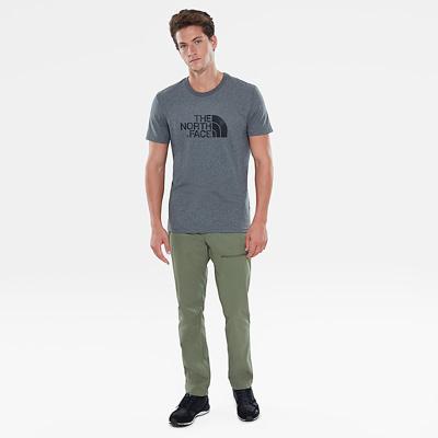 The North Face S/S Easy T-Shirt Heren TNFmediumgreyheather(Std) S The North Face S/S Easy T-Shirt Heren TNFmediumgreyheather(Std) S