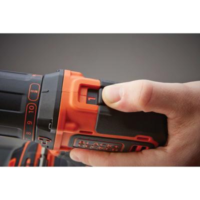 Schroevendraaier Black & Decker BDCHD18KB - thumbnail